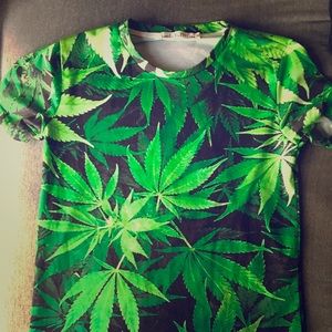 Pot leaf shirt